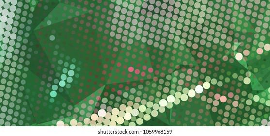 Abstract background with dots. Horizontal banner, texture, flyer, layout, postcard. Vector clip art