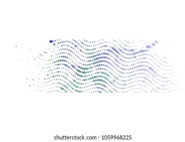 Abstract background with dots. Horizontal banner, texture, flyer, layout, postcard. Vector clip art