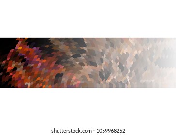 Abstract background with dots. Horizontal banner, texture, flyer, layout, postcard. Vector clip art