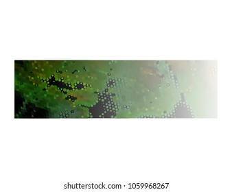 Abstract background with dots. Horizontal banner, texture, flyer, layout, postcard. Vector clip art