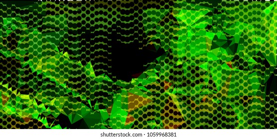 Abstract background with dots. Horizontal banner, texture, flyer, layout, postcard. Vector clip art