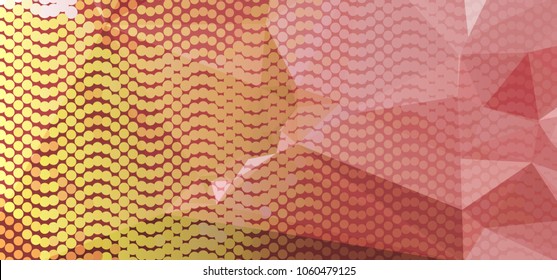 Abstract background with dots. Horizontal banner, texture, flyer, layout, postcard. Vector clip art