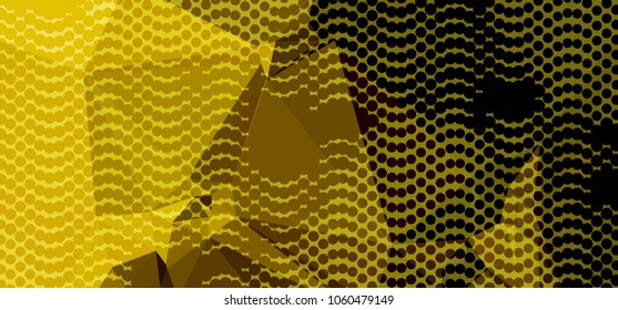 Abstract background with dots. Horizontal banner, texture, flyer, layout, postcard. Vector clip art