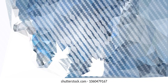 Abstract background with dots. Horizontal banner, texture, flyer, layout, postcard. Vector clip art