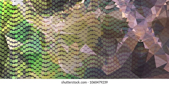 Abstract background with dots. Horizontal banner, texture, flyer, layout, postcard. Vector clip art