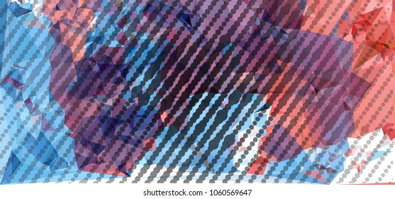 Abstract background with dots. Horizontal banner, texture, flyer, layout, postcard. Vector clip art