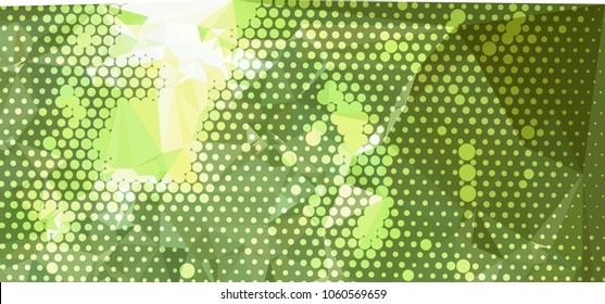 Abstract background with dots. Horizontal banner, texture, flyer, layout, postcard. Vector clip art
