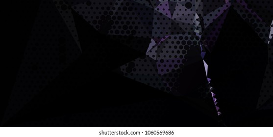 Abstract background with dots. Horizontal banner, texture, flyer, layout, postcard. Vector clip art