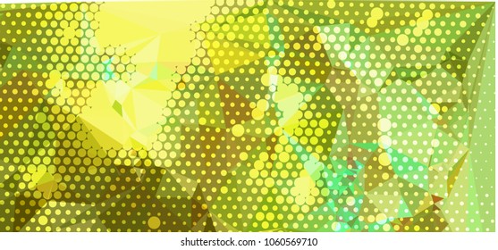 Abstract background with dots. Horizontal banner, texture, flyer, layout, postcard. Vector clip art