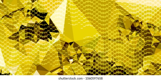 Abstract background with dots. Horizontal banner, texture, flyer, layout, postcard. Vector clip art