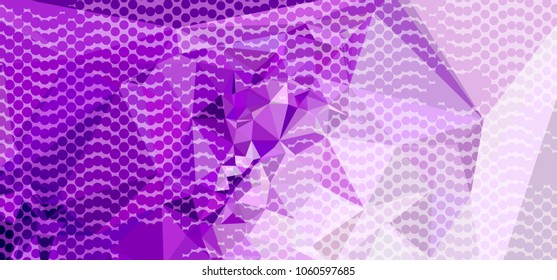 Abstract background with dots. Horizontal banner, texture, flyer, layout, postcard. Vector clip art
