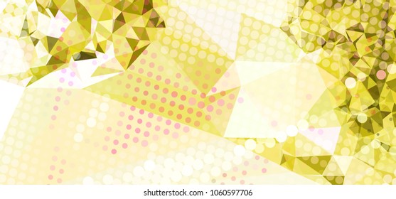 Abstract background with dots. Horizontal banner, texture, flyer, layout, postcard. Vector clip art