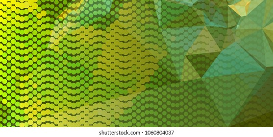 Abstract background with dots. Horizontal banner, texture, flyer, layout, postcard. Vector clip art