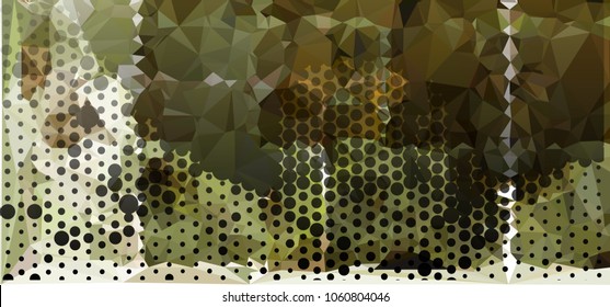 Abstract background with dots. Horizontal banner, texture, flyer, layout, postcard. Vector clip art