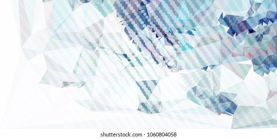 Abstract background with dots. Horizontal banner, texture, flyer, layout, postcard. Vector clip art