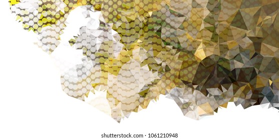 Abstract background with dots. Horizontal banner, texture, flyer, layout, postcard. Vector clip art