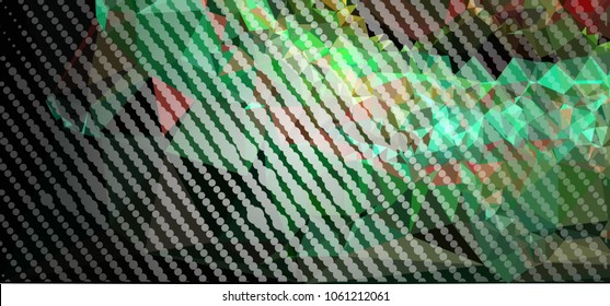 Abstract background with dots. Horizontal banner, texture, flyer, layout, postcard. Vector clip art