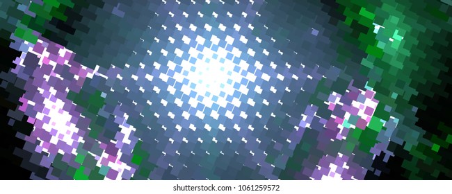 Abstract background with dots. Horizontal banner, texture, flyer, layout, postcard. Vector clip art