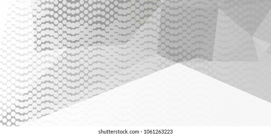 Abstract background with dots. Horizontal banner, texture, flyer, layout, postcard. Vector clip art