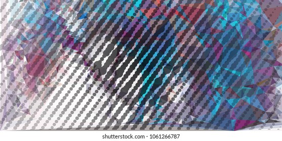 Abstract background with dots. Horizontal banner, texture, flyer, layout, postcard. Vector clip art