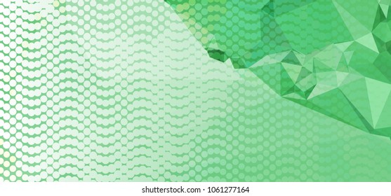 Abstract background with dots. Horizontal banner, texture, flyer, layout, postcard. Vector clip art