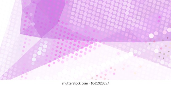 Abstract background with dots. Horizontal banner, texture, flyer, layout, postcard. Vector clip art