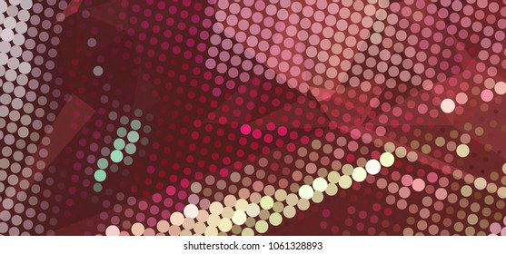 Abstract background with dots. Horizontal banner, texture, flyer, layout, postcard. Vector clip art