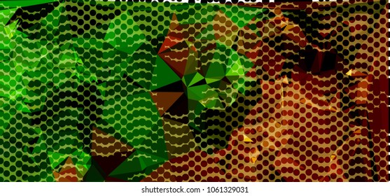 Abstract background with dots. Horizontal banner, texture, flyer, layout, postcard. Vector clip art