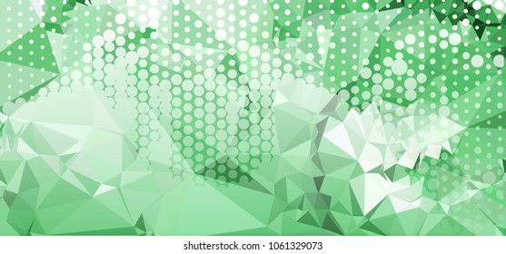 Abstract background with dots. Horizontal banner, texture, flyer, layout, postcard. Vector clip art