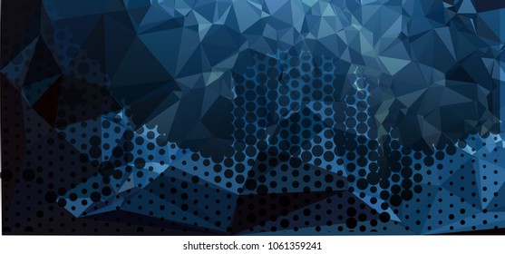 Abstract background with dots. Horizontal banner, texture, flyer, layout, postcard. Vector clip art