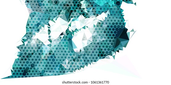 Abstract background with dots. Horizontal banner, texture, flyer, layout, postcard. Vector clip art
