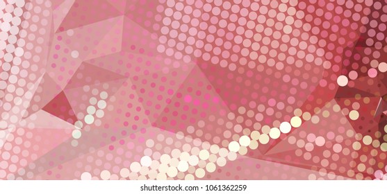 Abstract background with dots. Horizontal banner, texture, flyer, layout, postcard. Vector clip art