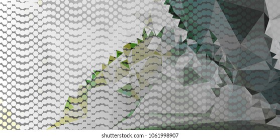 Abstract background with dots. Horizontal banner, texture, flyer, layout, postcard. Vector clip art