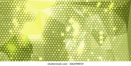 Abstract background with dots. Horizontal banner, texture, flyer, layout, postcard. Vector clip art