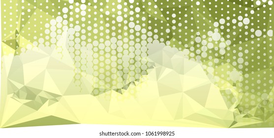 Abstract background with dots. Horizontal banner, texture, flyer, layout, postcard. Vector clip art