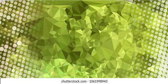 Abstract background with dots. Horizontal banner, texture, flyer, layout, postcard. Vector clip art