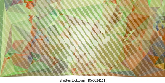 Abstract background with dots. Horizontal banner, texture, flyer, layout, postcard. Vector clip art