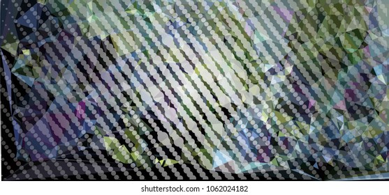 Abstract background with dots. Horizontal banner, texture, flyer, layout, postcard. Vector clip art
