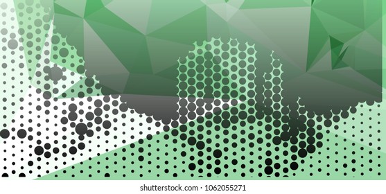 Abstract background with dots. Horizontal banner, texture, flyer, layout, postcard. Vector clip art