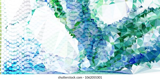Abstract background with dots. Horizontal banner, texture, flyer, layout, postcard. Vector clip art