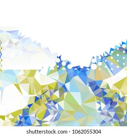 Abstract background with dots. Horizontal banner, texture, flyer, layout, postcard. Vector clip art