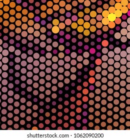 Abstract background with dots. Horizontal banner, texture, flyer, layout, postcard. Vector clip art
