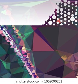 Abstract background with dots. Horizontal banner, texture, flyer, layout, postcard. Vector clip art