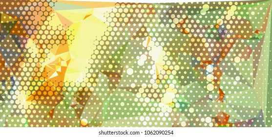 Abstract background with dots. Horizontal banner, texture, flyer, layout, postcard. Vector clip art