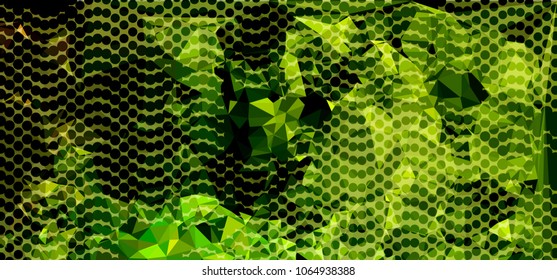 Abstract background with dots. Horizontal banner, texture, flyer, layout, postcard. Vector clip art