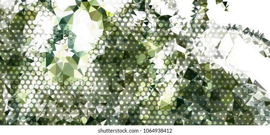 Abstract background with dots. Horizontal banner, texture, flyer, layout, postcard. Vector clip art