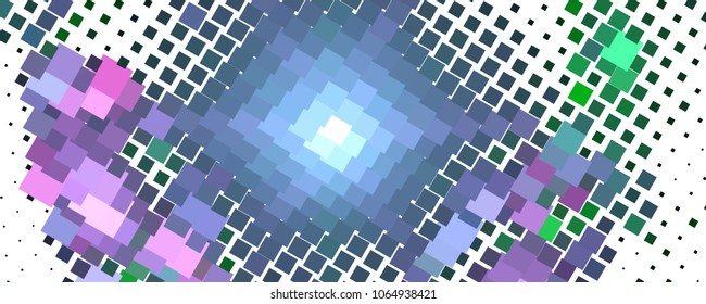 Abstract background with dots. Horizontal banner, texture, flyer, layout, postcard. Vector clip art