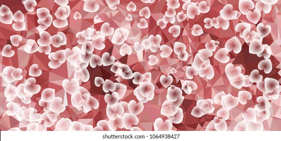 Abstract background with dots. Horizontal banner, texture, flyer, layout, postcard. Vector clip art