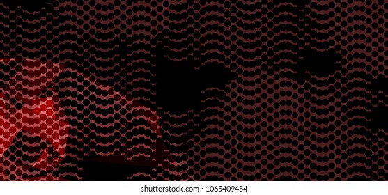 Abstract background with dots. Horizontal banner, texture, flyer, layout, postcard. Vector clip art