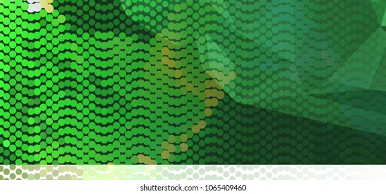 Abstract background with dots. Horizontal banner, texture, flyer, layout, postcard. Vector clip art